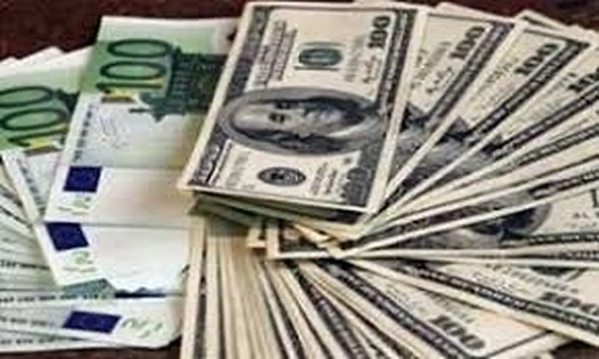 بهای دلار و یورو در مدار کاهش قرار گرفت