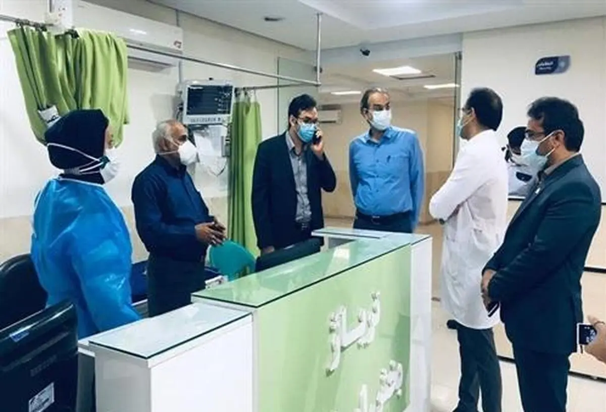 ضریب اشغال تخت بخش‌های کرونا در بیمارستان شهدای بندرلنگه 90 درصد است