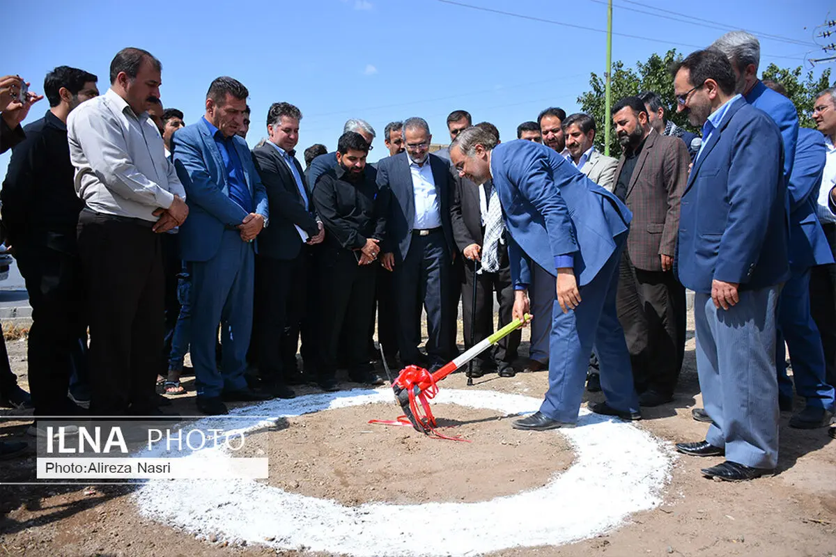 کلنگ احداث میدان سردار سلگی در  الوند به زمین زده شد