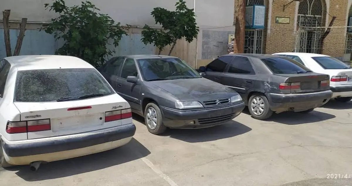 سرقت خودروهای زانتیا در اصفهان، کشف در کاشان
