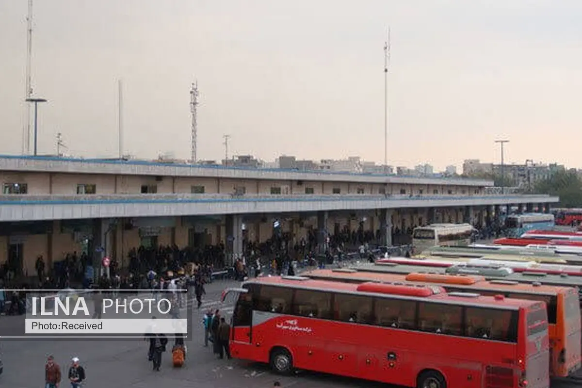جابه‌جایی ۶۲۳ هزار مسافر از پایانه‌های مسافربری تهران