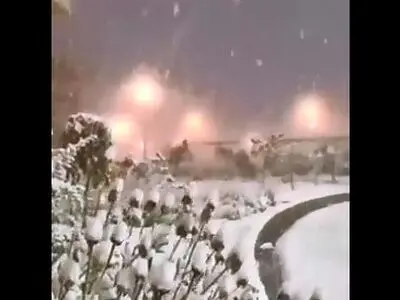 بارش باور نکردنی برف در معدن سونگون شهرستان ورزقان استان آذربایجان‌‌ شرقی + فیلم