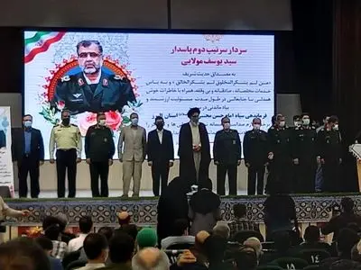 مراسم معارفه فرمانده جدید سپاه امام حسن مجتبی (ع) برگزار شد