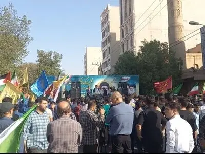 اجتماع بزرگ فرهنگیان خوزستان در محکومیت جنایات رژیم صهیونیستی