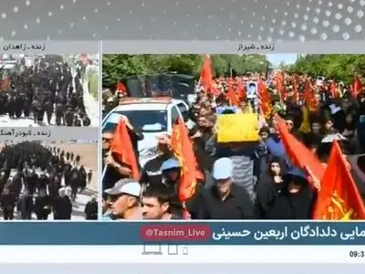 جاماندگان اربعین حسینی در شیراز، زاهدان و کبودرآهنگ + فیلم
