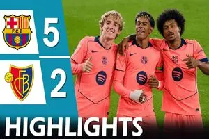 ویدئو: خلاصه بازی بارسلونا 5- 2 بازل