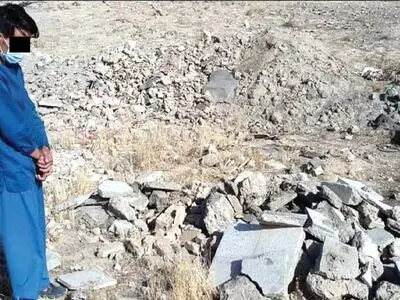 سوزاندن جسد مثله شده در بیابان!