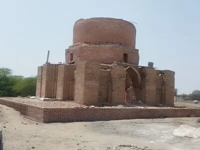 اتمام فاز نخست عملیات مرمت گنبد سرخ بندرعباس