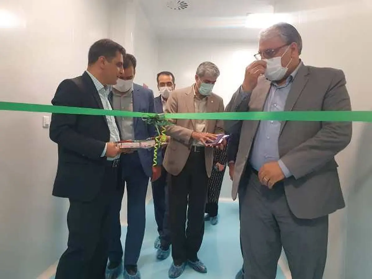 بهره برداری از خط تولید گیاهان دارویی یاس کبود در آران و بیدگل