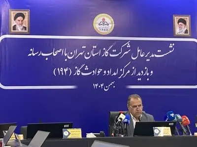 ۱۱ درصد گاز کشور در تهران مصرف می شود