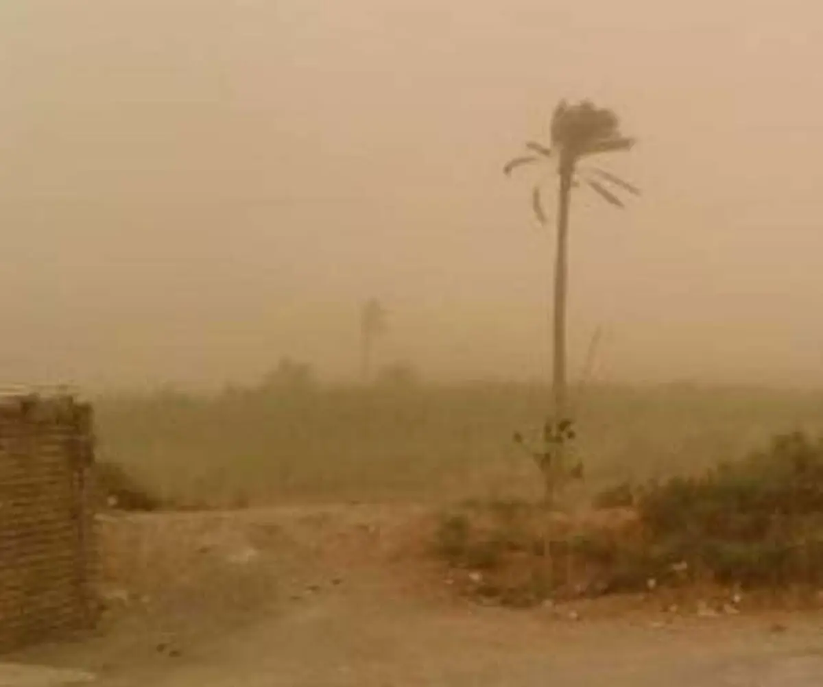 گرد و غبار دید افقی را در قصرشیرین کاهش داد