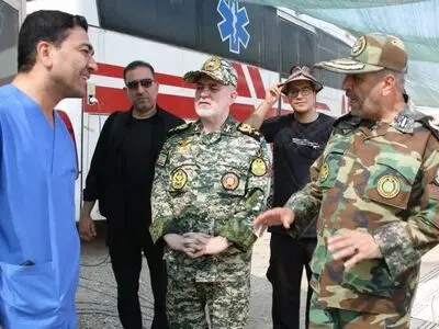 بازدید معاون هماهنگ‌کننده نزاجا از بیمارستان صحرایی نهاجا در مرز مهران