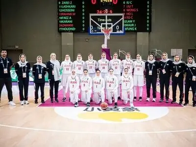 شکست دختران بسکتبالیست ایران در کاپ آسیا
