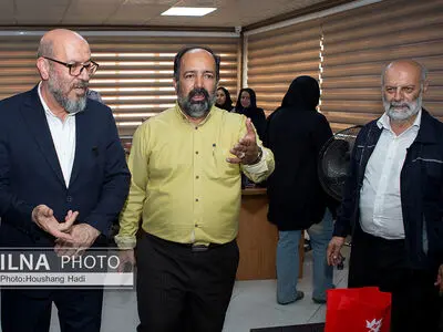  حضور علیرضا محجوب  و حسین دهقان در خبرگزاری ایلنا
