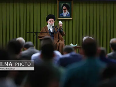 دیدار جمعی از دانشجویان و نمایندگان تشکل‌های دانشجویی با مقام معظم رهبری
