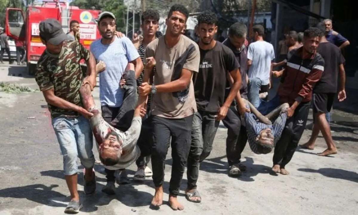71 شهیدا و289 جریحا بین النازحین الفلسطینیین في خان یونس.. والاحتلال یدعي استهداف الضیف