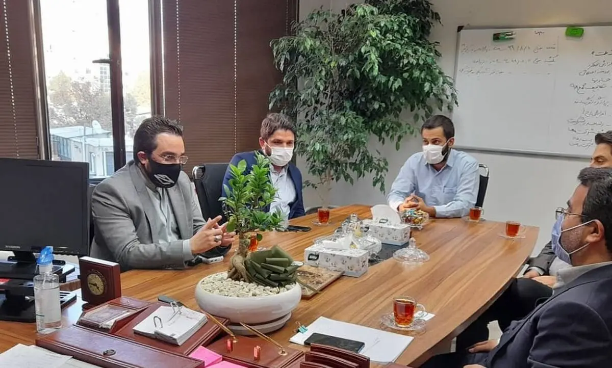 نشست مشترک سرپرست و رئیس هیات مدیره فجر جهاد با مدیرعامل شرکت آزادراه امیرکبیر 