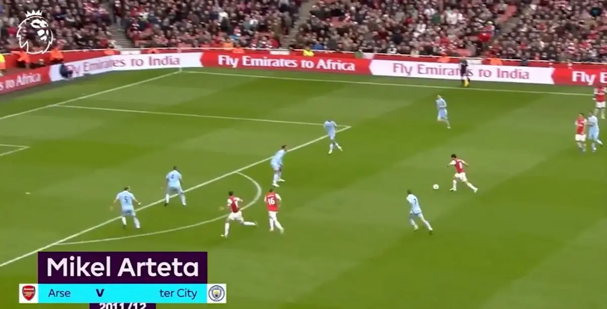 ویدئو نوستالوژی: گل فوق‌العاده میکل آرتتا به منچسترسیتی