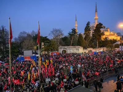 برگزاری تظاهرات مخالفان اردوغان در استانبول