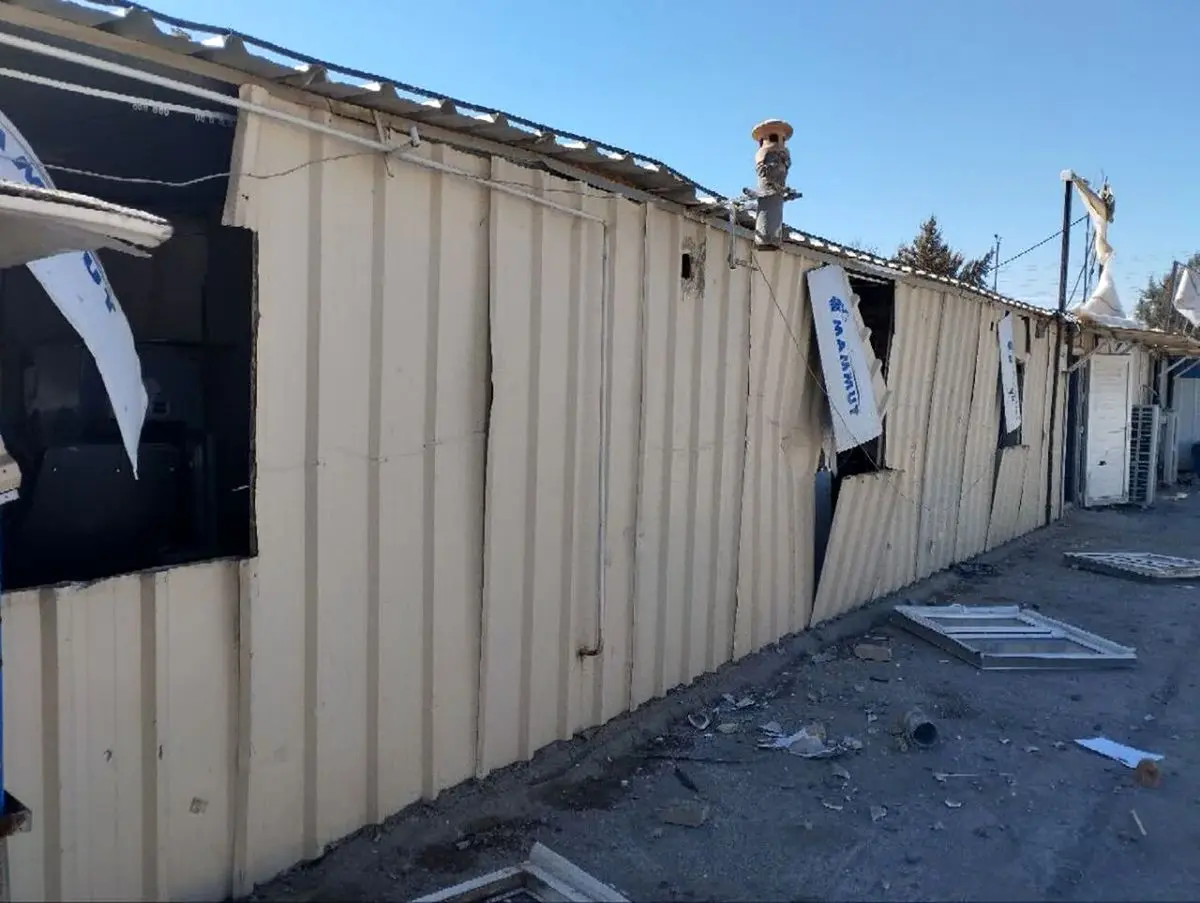 بیمارستان صحرایی ثلاث‌باباجانی بر اثر حمله هوایی تخریب شد