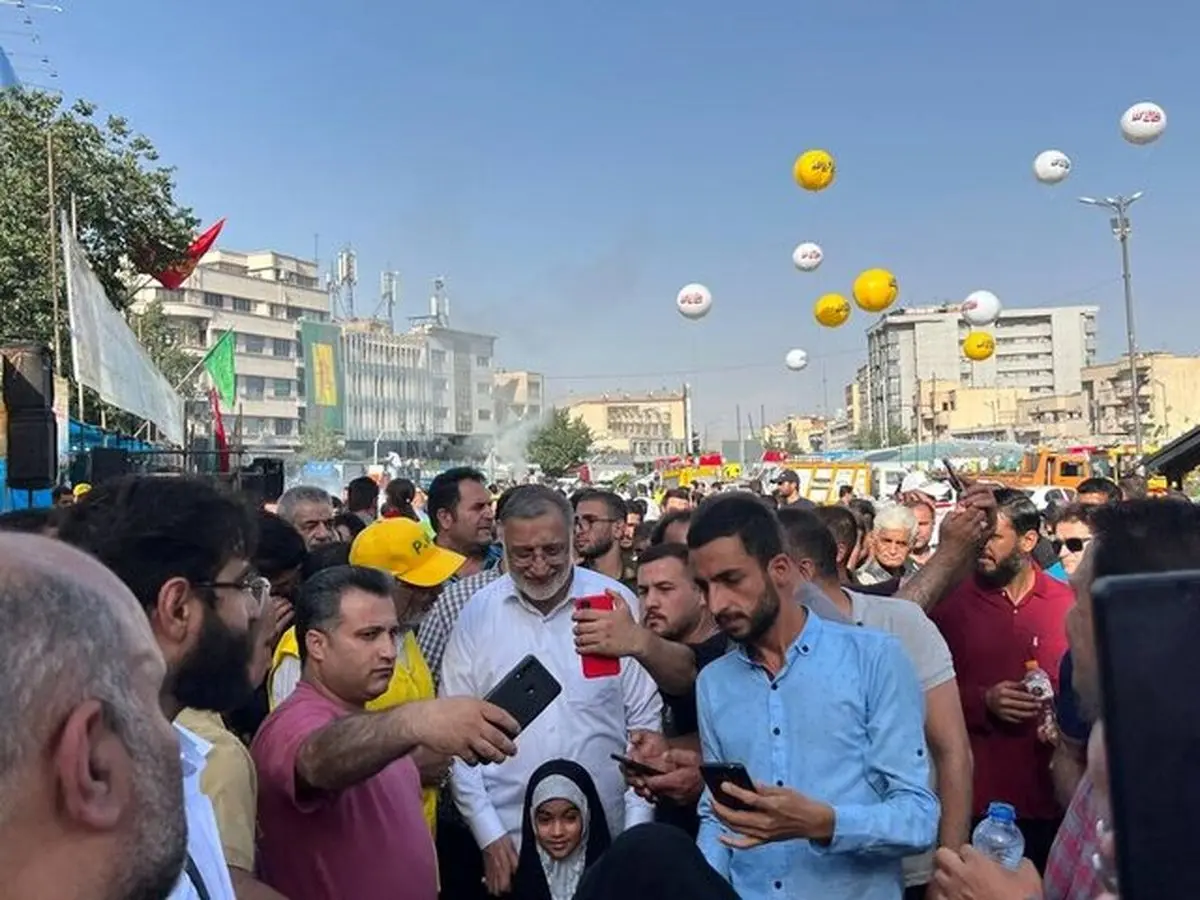 بازدید میدانی شهردار تهران از مسیر جشن ۱۰ کیلومتری غدیر