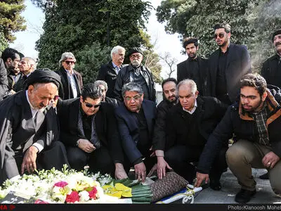 مراسم تشییع پیکر زنده‌یاد عبدالکریم مهرافشان آهنگساز پیشکسوت