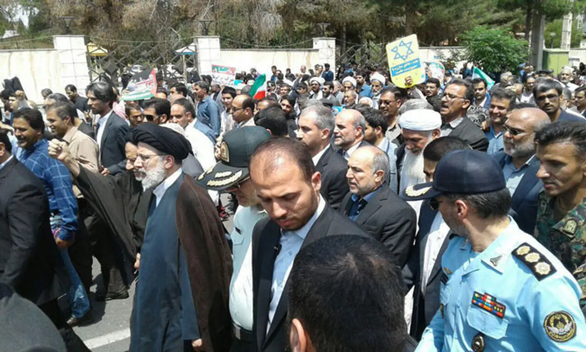 حضور رئیس قوه قضائیه در جشن پیروزی انقلاب