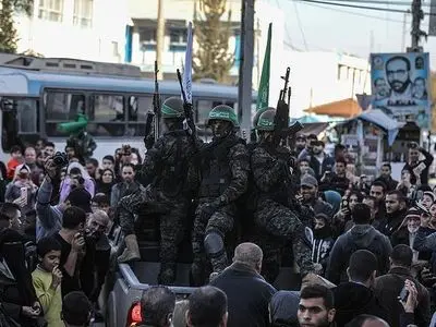 جشن سالگرد تاسیس حماس در غزه