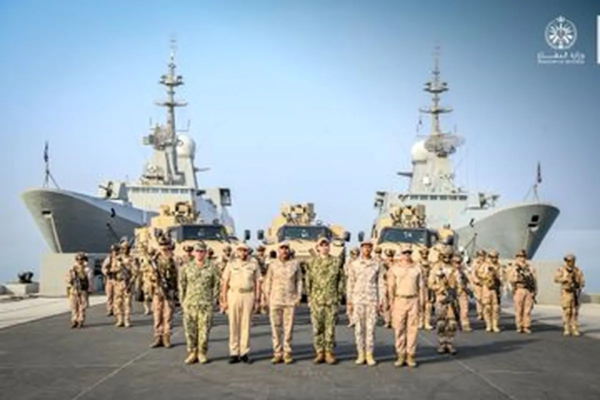 رزمایش دریایی مشترک عربستان و آمریکا 