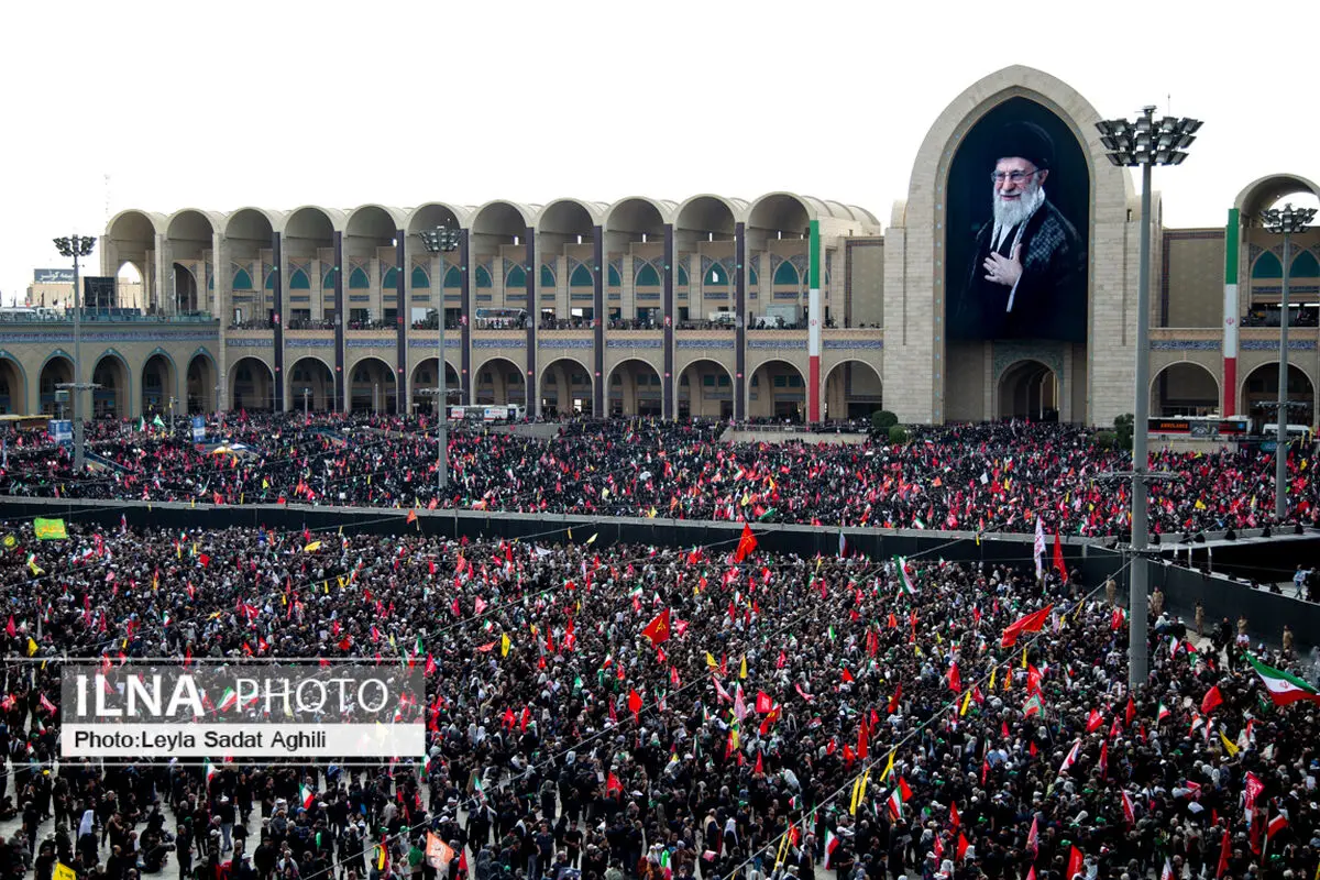 Farewell ceremony for the martyred leader of the revolution/1
