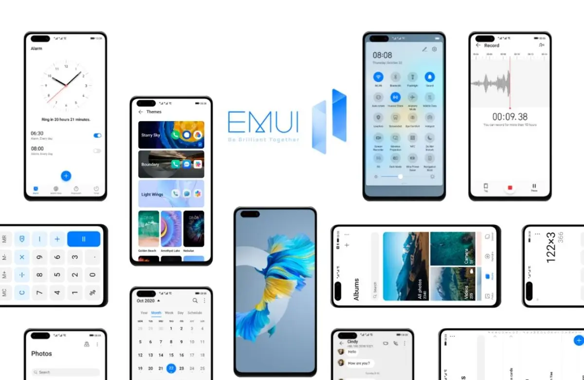 برنامه به‌روزرسانی رابط کاربری EMUI 11 هوآوی برای مدل‌های بییشتر