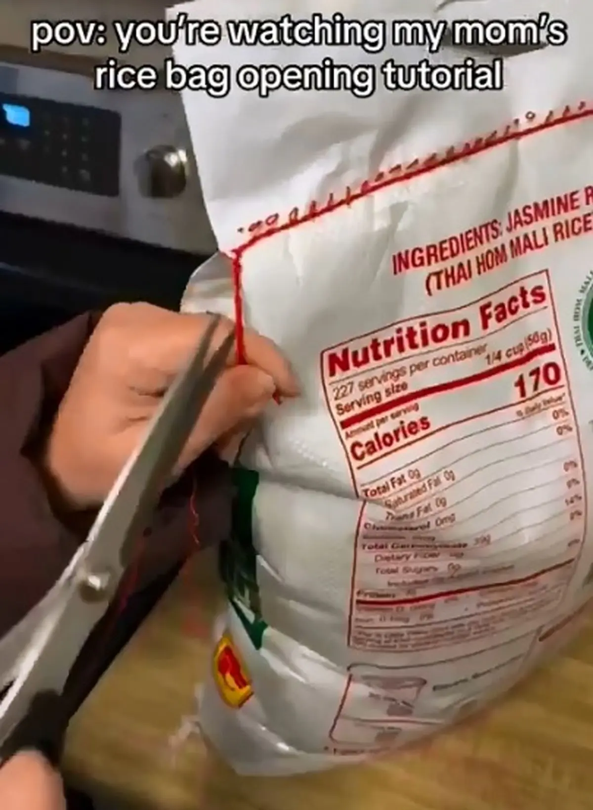 روش باز کردن آسان دوخت کیسه‌های برنج + فیلم