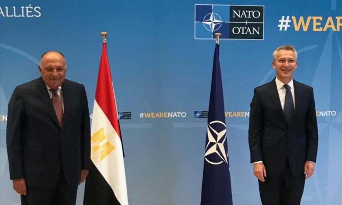 دیدار وزیر خارجه مصر با دبیرکل ناتو