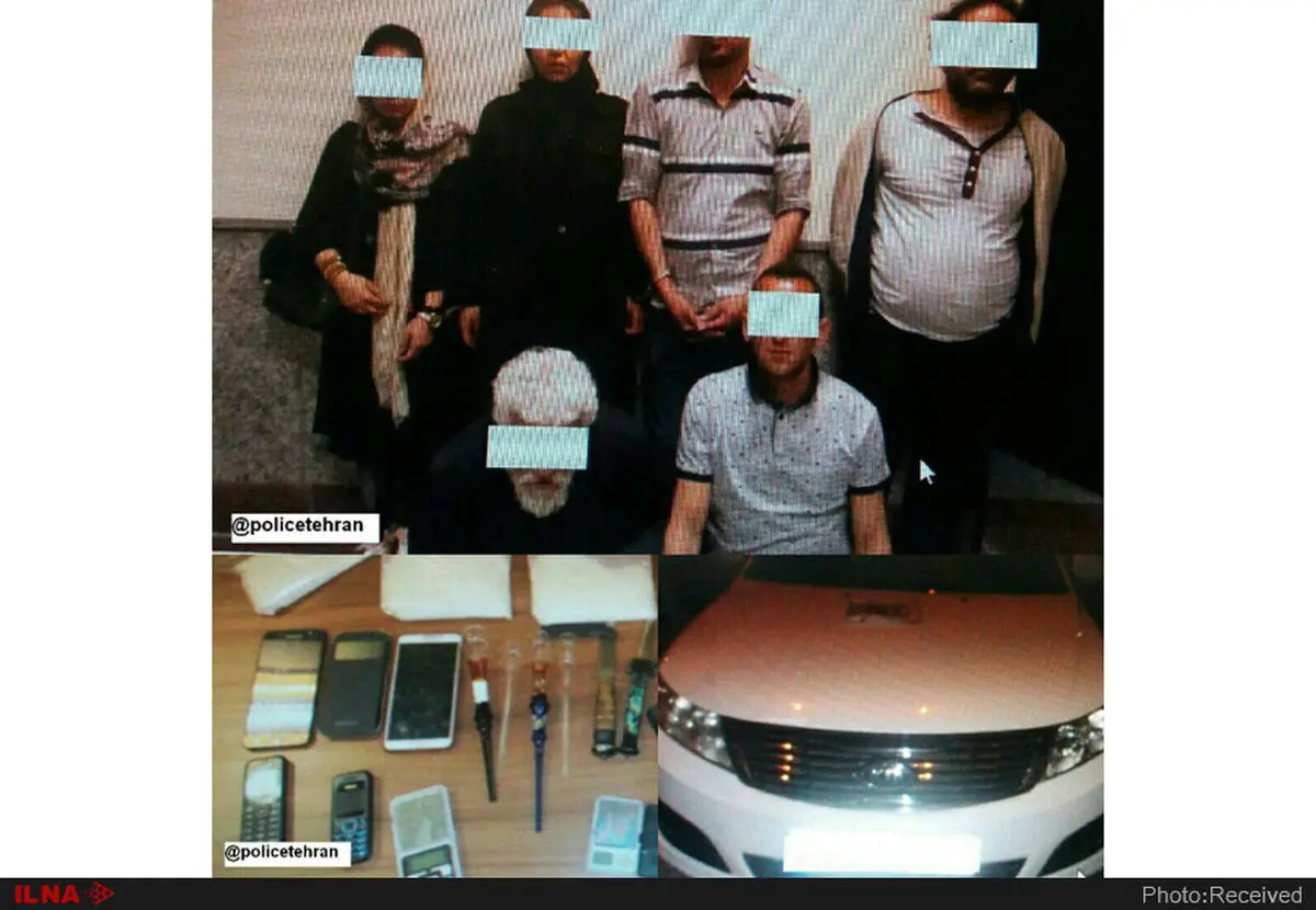 انهدام باند ۶ نفره توزیع مواد مخدر / کشف ۱۹۰ گرم کوکایین و یک کیلو تریاک