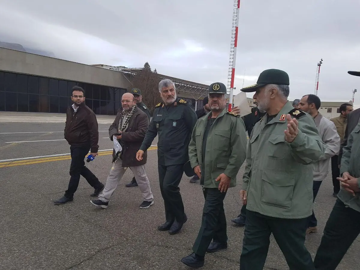 فرمانده کل سپاه وارد کرمانشاه شد