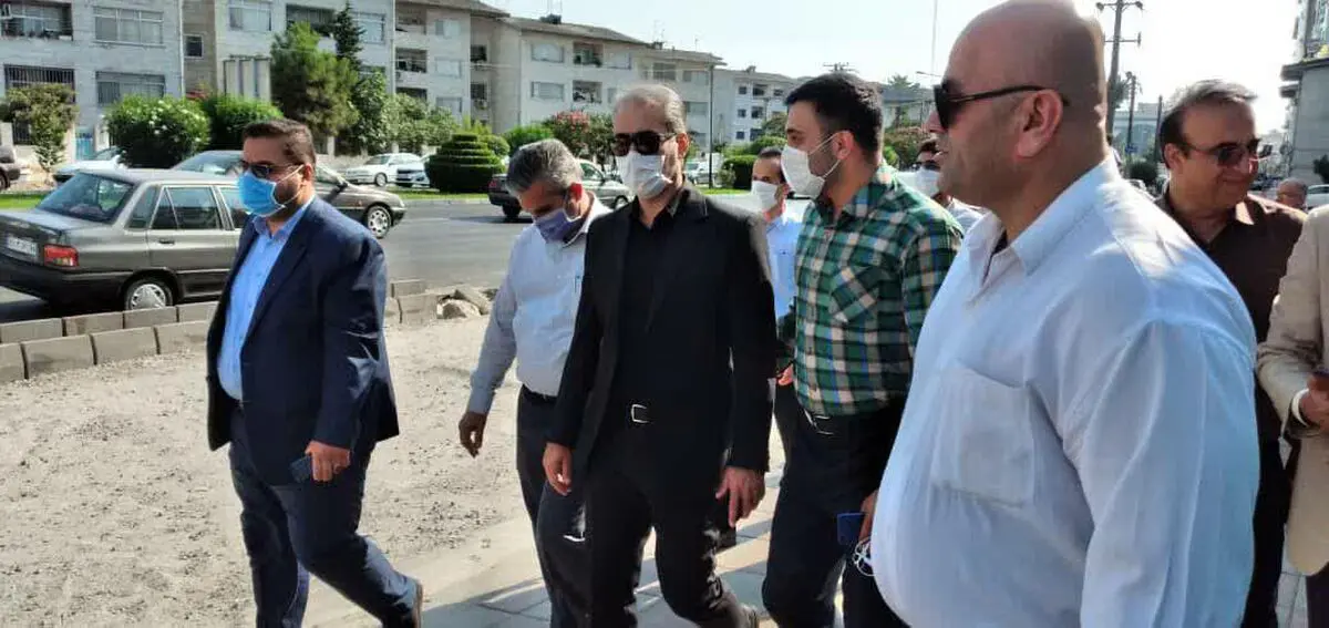 بازدید شهردار رشت از پروژه در دست اجرای بلوار نماز