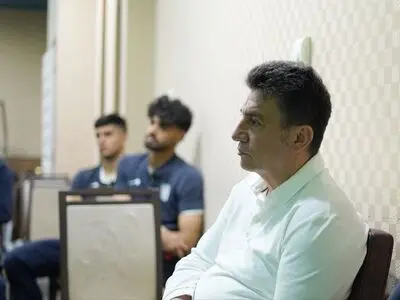 جلسه فنی تیم ملی فوتبال ایران پیش از تمرین امروز