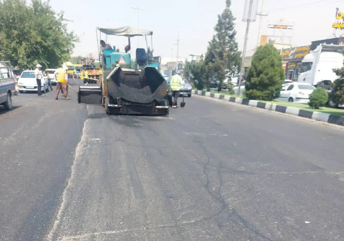 ورودی‌های شیراز چهره تازه می‌گیرند/ از روکش آسفالت محور بوشهر تا تحول شمال‌غرب شهر