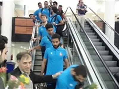  گیتی‌پسند بعد از نایب‌قهرمانی صبح امروز وارد کشور شد