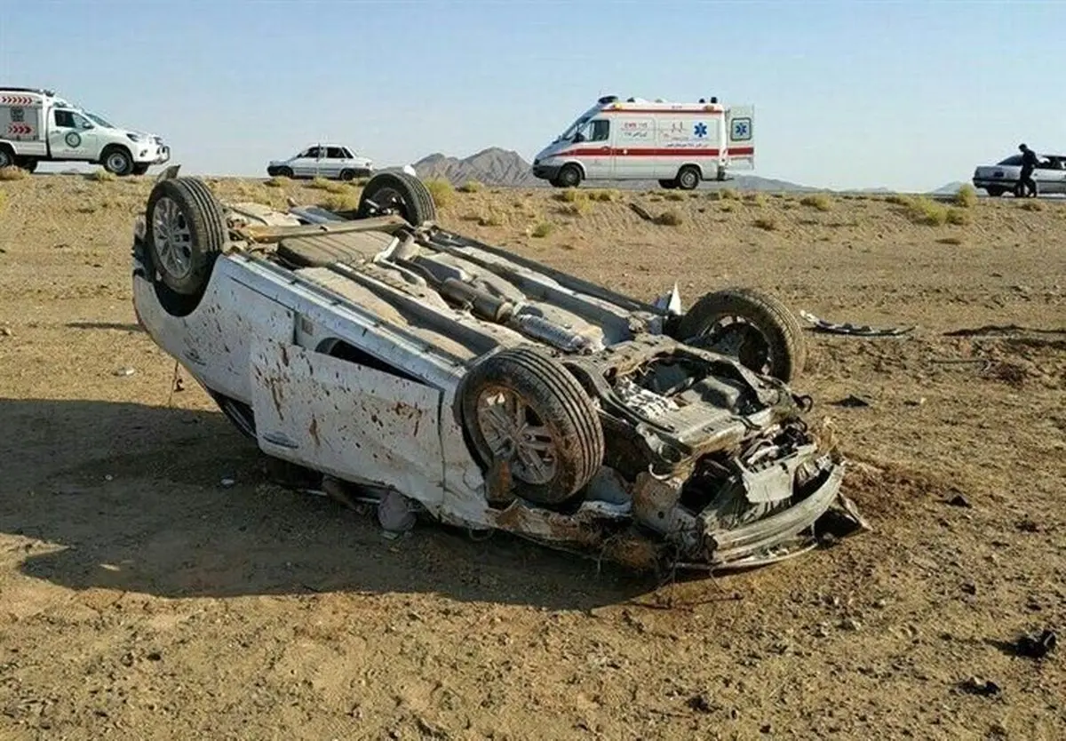 واژگونی خودروی سواری ساینا در محور هندیجان – دیلم با چهار مصدوم و فوتی