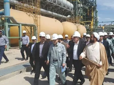کارخانه فولاد شادگان با حضور معاون وزیر صنعت؛ معدن و تجارت راه اندازی شد