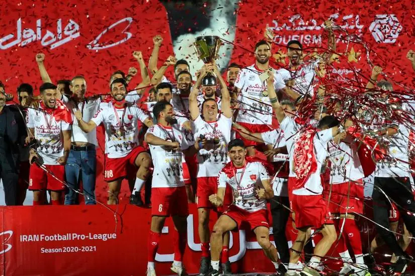 جشن قهرمانی پرسپولیس در لیگ بیستم