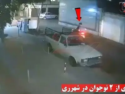 فیلم لحظه حمله وحشیانه اراذل و اوباش به ۳ نوجوان در شهرری