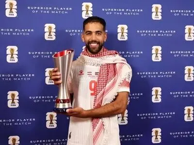 علی علوان بهترین بازیکن دیدار اتریش و اردن شد
