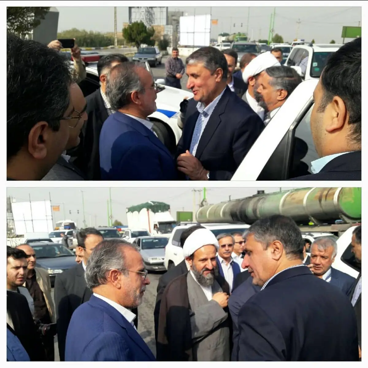 وزیر راه وارد شهرستان قرچک شد