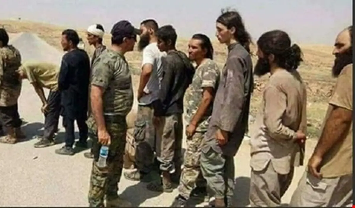 ویدئو/ لحظه تسلیم شدن ۲۵۰ نفر از عناصر داعش در تلعفر 