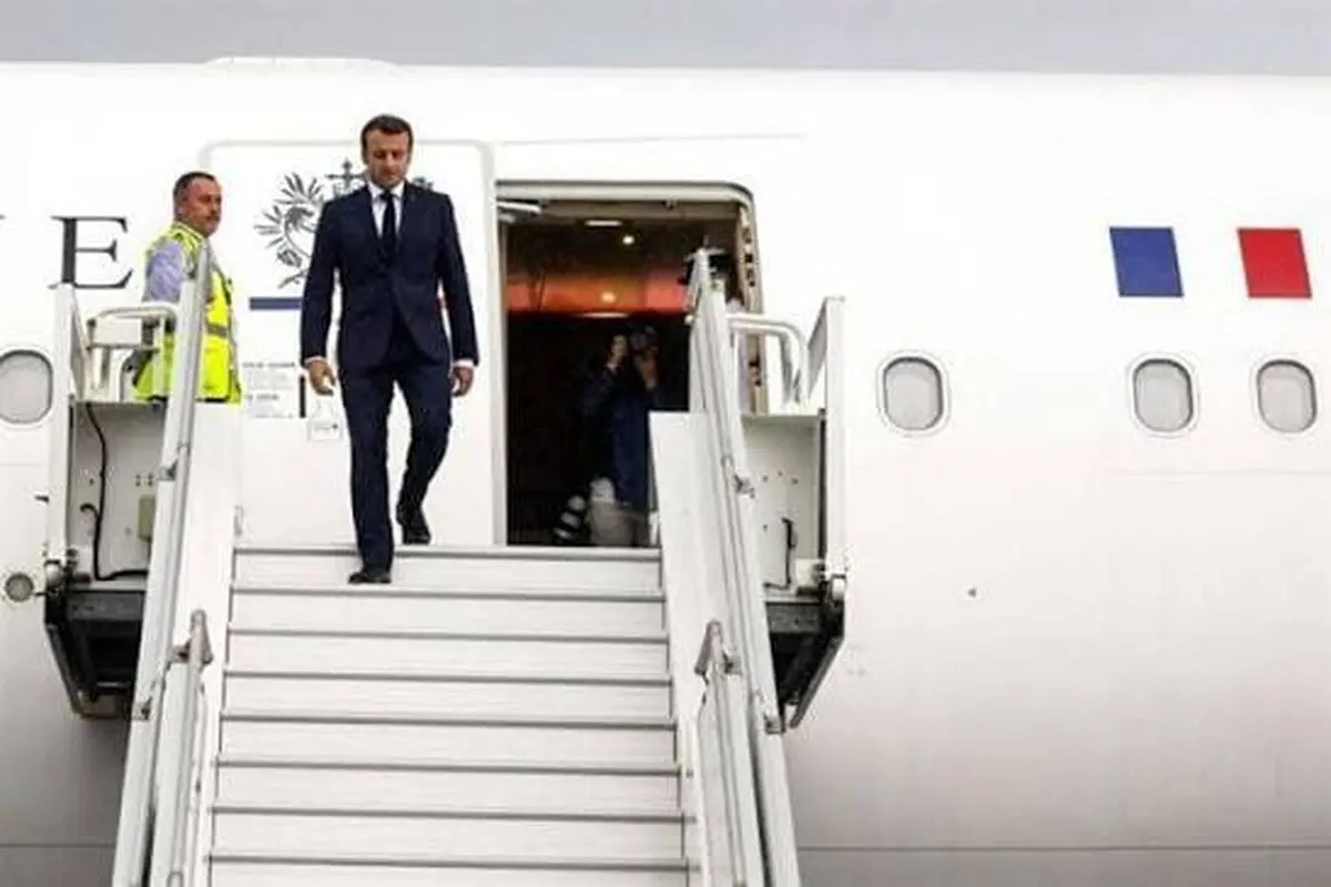 ماکرون وارد ریاض شد
