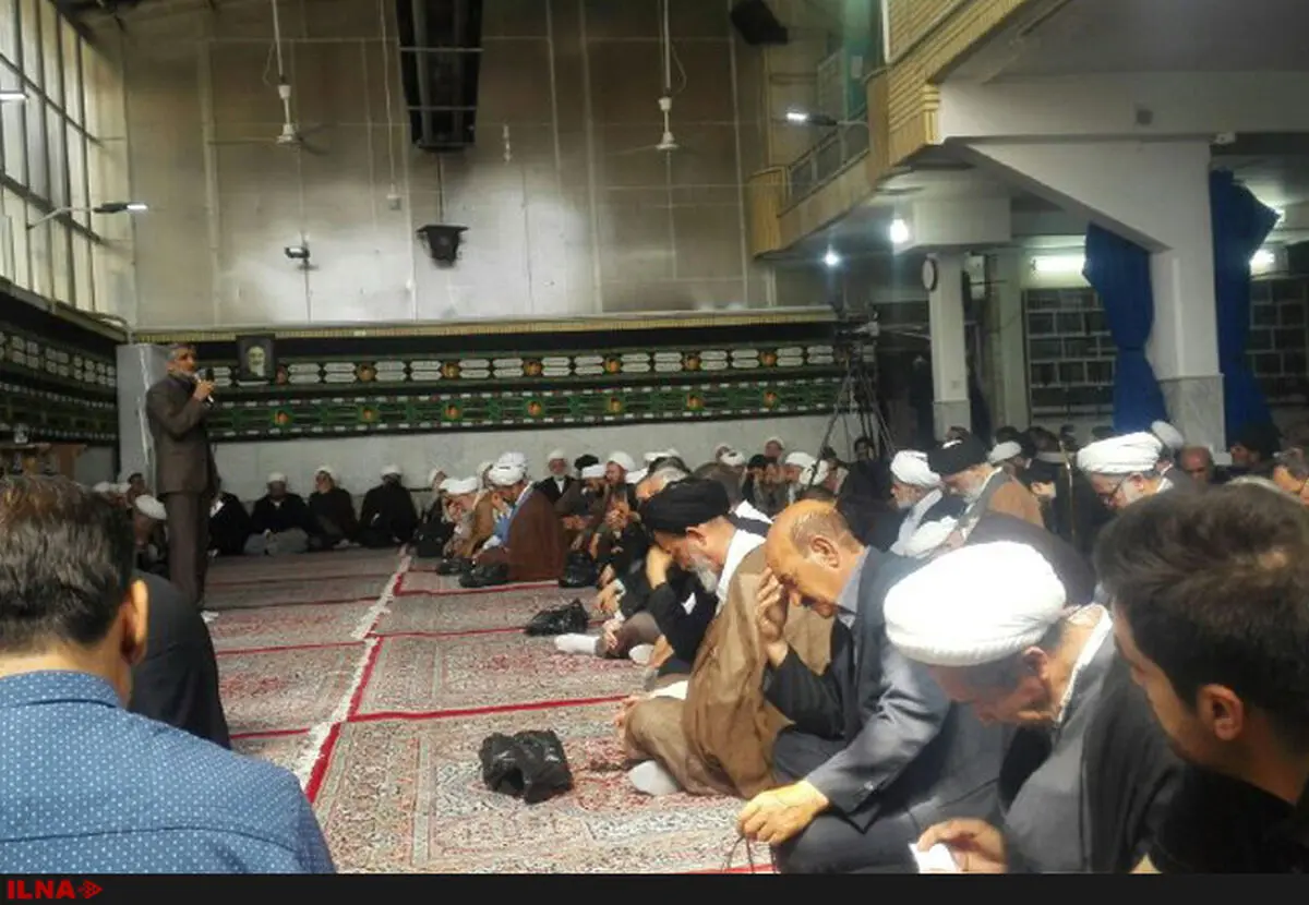مراسم شهادت امام هادی (ع) در دفتر آیت الله صانعی برگزار شد 