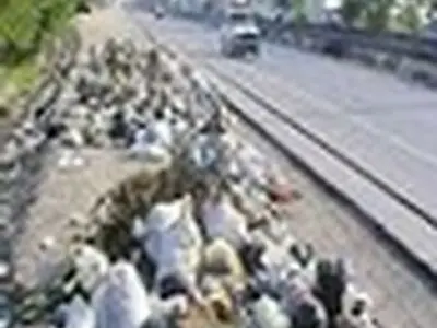 دانشجویان دانشگاه خوارزمی در طرح پاک سازی جاده چالوس حضوری فعال دارند