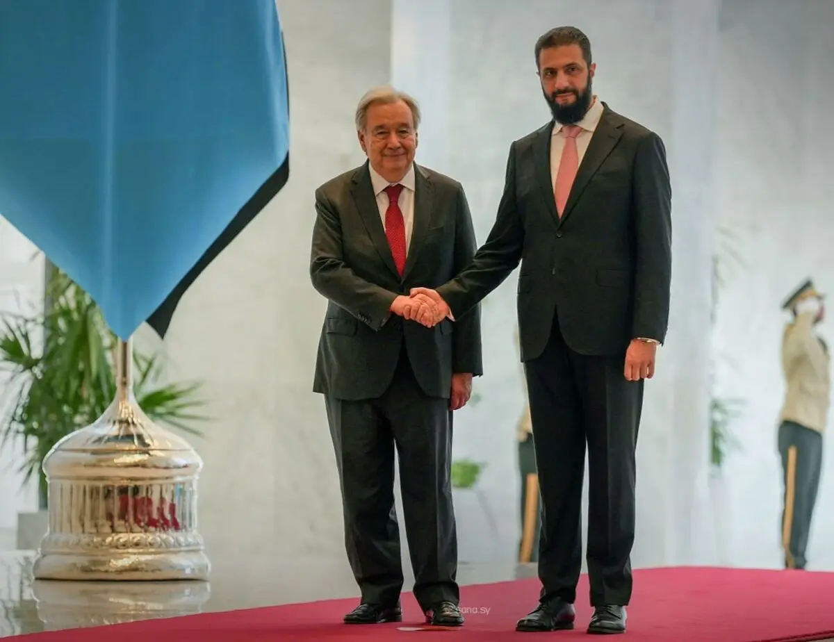 گوترش با الجولانی دیدار کرد 